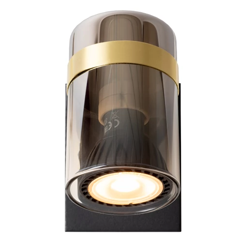 Lucide UPTON - Wandlamp - 1xGU10 - Fumé - detail 1